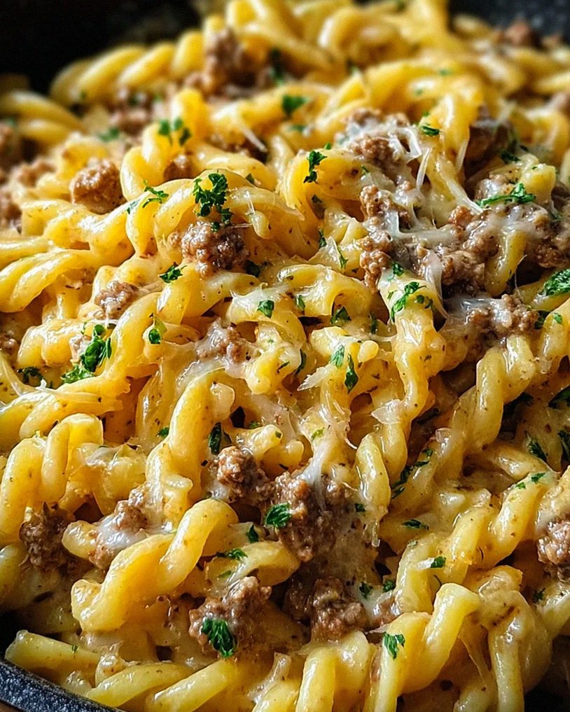 One-Pot Hackfleisch Pasta – Schritt 2