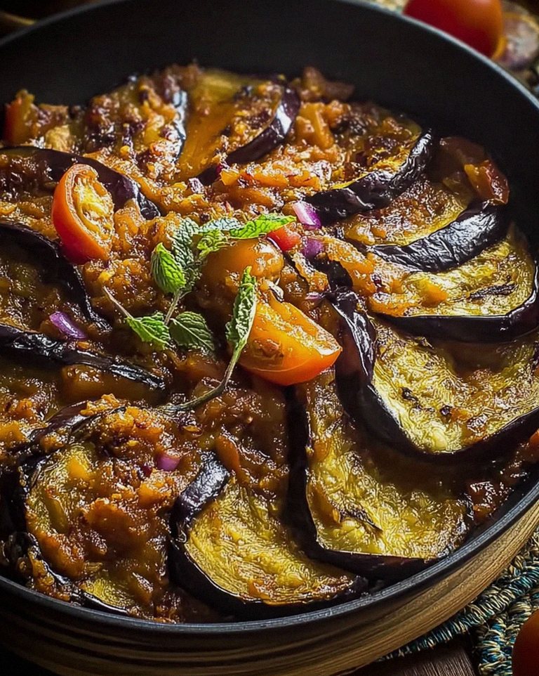 Orientalische Auberginenpfanne – Schritt 2