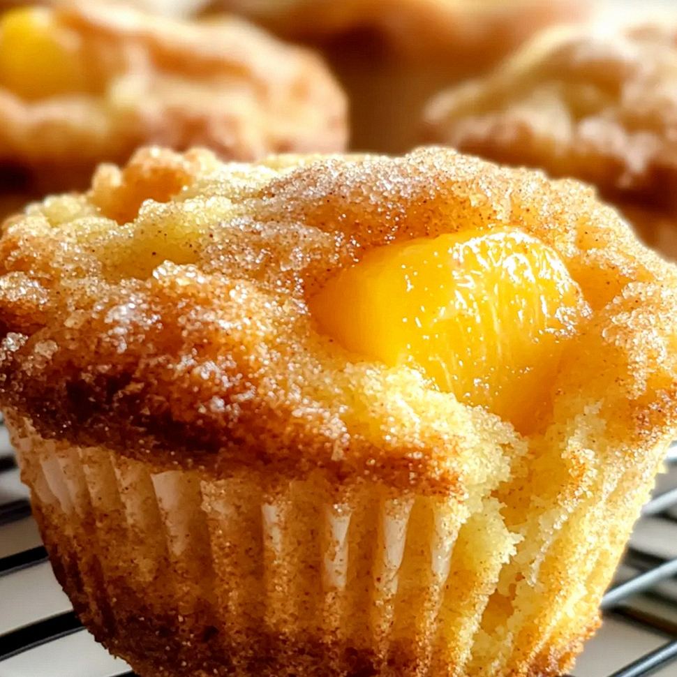 Pfirsich-Cobbler-Muffins: Lecker und einfach zubereitet