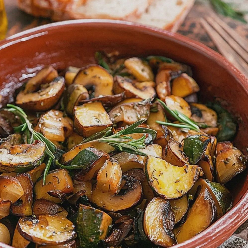 Pilz Zucchini Pfanne würzig schnell und einfach zubereiten – Schritt 2
