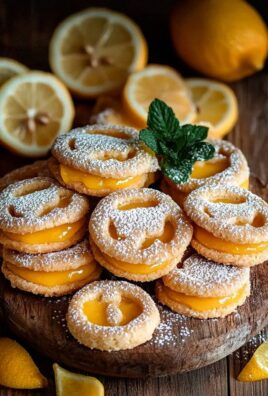 Plätzchen mit Lemoncurd