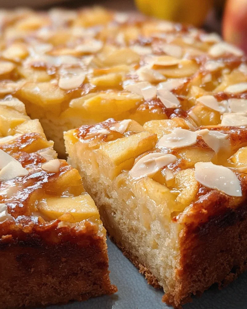 Saftiger Apfelkuchen mit Pudding – Schritt 1