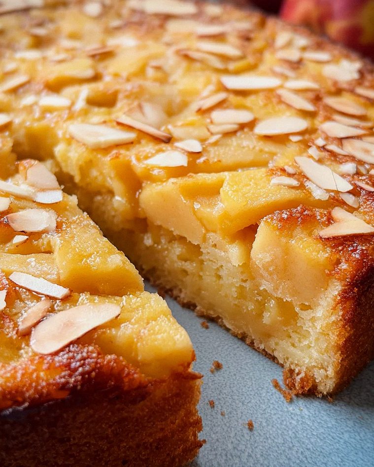 Saftiger Apfelkuchen mit Pudding – Schritt 2
