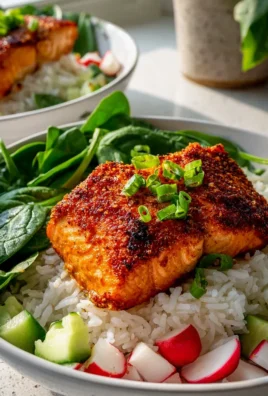 Schnelle Knusprige Lachs Bowl mit Reis – In Minuten genießen!