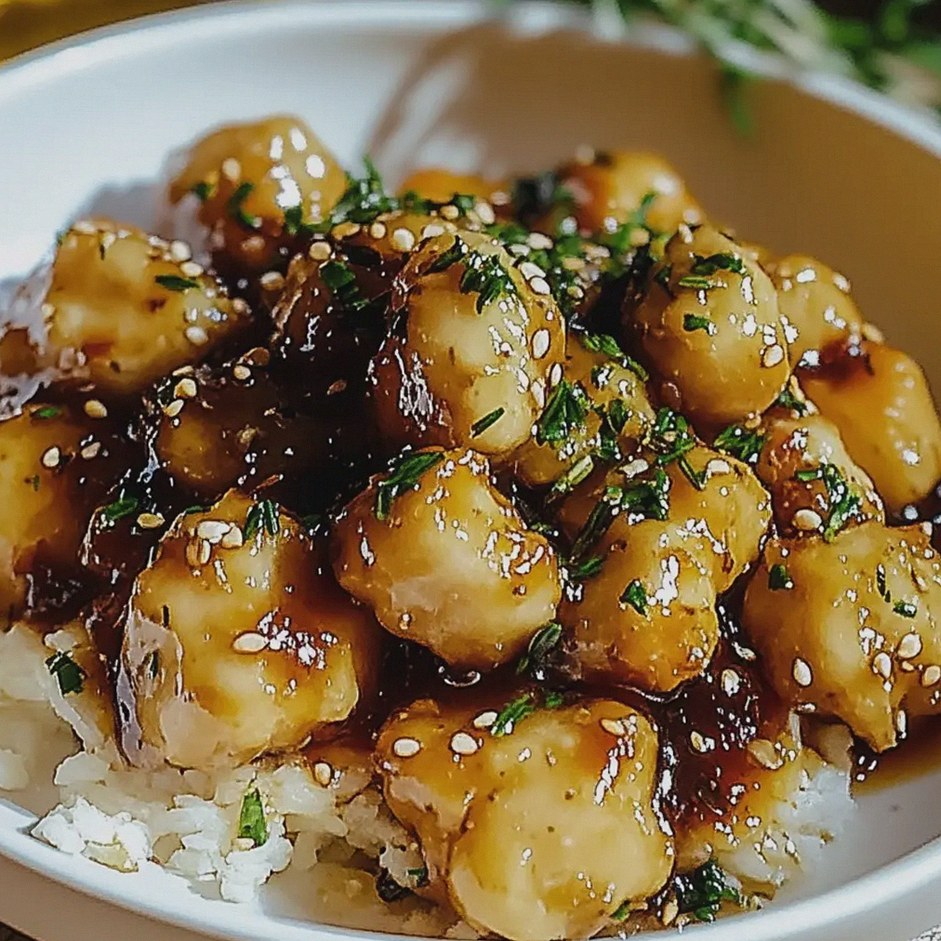 Sesam-Hähnchen karamellisiert schnell und einfach zubereiten – Schritt 1
