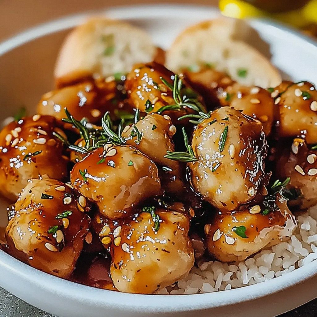 Sesam-Hähnchen karamellisiert schnell und einfach zubereiten – Schritt 2