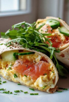 Smoked Salmon & Rührei Wrap: Perfektes Frühstücksrezept!