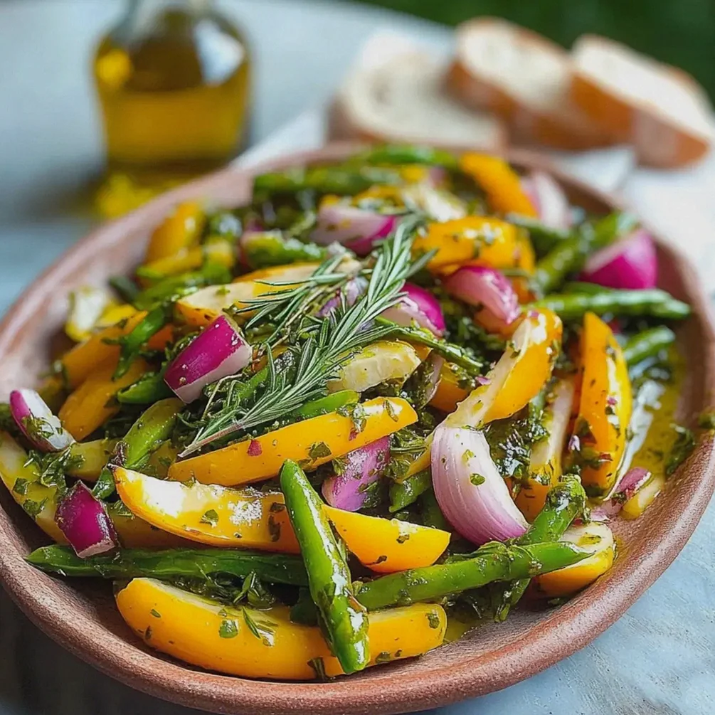 Spargelsalat mit Mango frisch und aromatisch zubereiten – Schritt 1