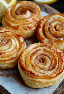 Süße Blätterteigschnecken aus der Heißluftfritteuse