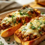 Überbackene Hackfleisch Baguettes – Knusprig & Lecker!