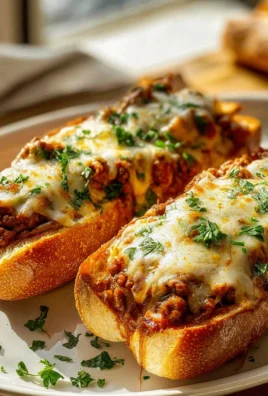 Überbackene Hackfleisch Baguettes – Knusprig & Lecker!