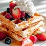 Veganer Waffelteig mit pflanzlicher Milch – fluffig und köstlich!
