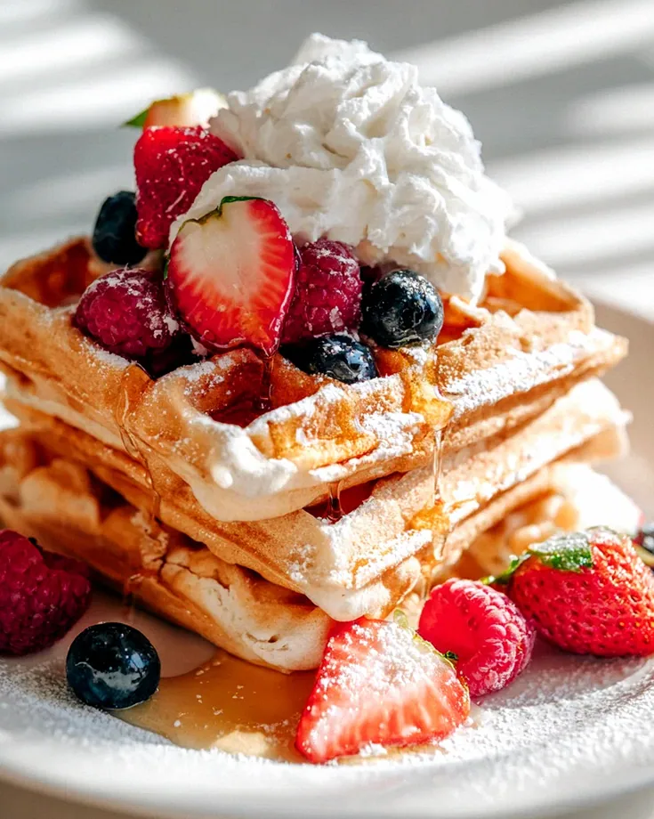 Veganer Waffelteig mit pflanzlicher Milch – fluffig und köstlich!