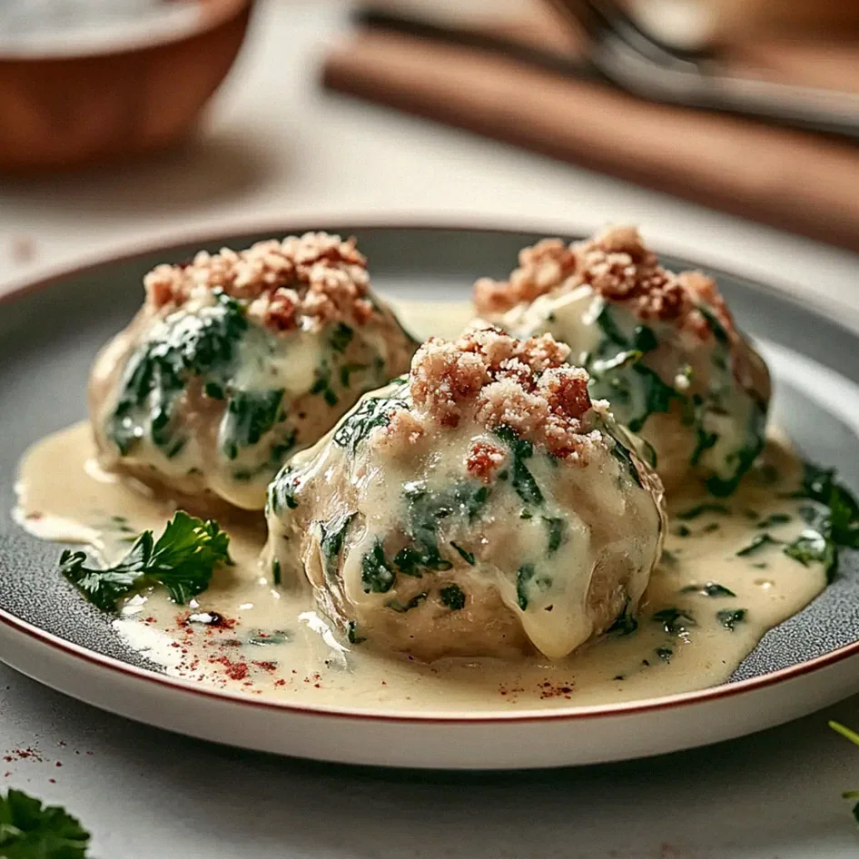 Walnuss Spinatknödel – Schritt 2
